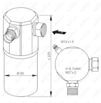 NRF 33065 - FILTRO AC VOLVO 900 2.3 91-0X0X0