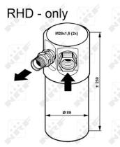 NRF 33082 - FILTRO AC AUDI 80 1.9D 92-0X0X0