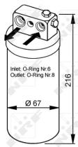 NRF 33104 - FILTRO AC OPEL OMEGA 2.0 94-0X0X0