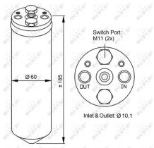 NRF 33122 - FILTRO AC NISSAN PRIMERA 2.0D 97-0X