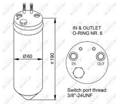 NRF 33256 - FILTRO AC KIA CARNIVAL 2.9D 99-0X0X