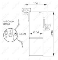 NRF 33303 - FILTRO AC MERCEDES S-SERIES 3.0D 06