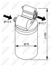 NRF 33313 - FILTRO AC VOLVO XC60 2.0D 09-0X0X0