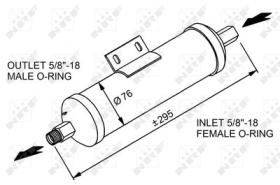 NRF 33331 - FILTRO AC JOHN DEERE 6000-SERIES 0X