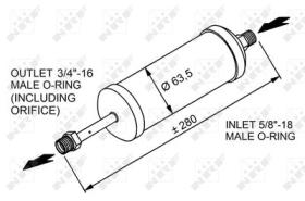 NRF 33337 - FILTRO AC CATERPILLAR 0X0X0