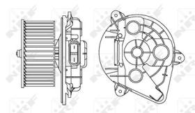 NRF 34156 - VENTILADOR HABITACULO RENAULT TRAFI