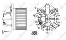 NRF 34157 - VENTILADOR HABITACULO MINI MINI 1.6