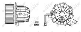 NRF 34163 - VENTILADOR HABITACULO AUDI A4 2.0D