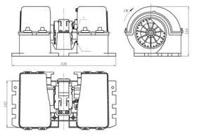 NRF 34263 - VENTILADOR HABITACULO MAN F90/L2000