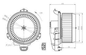 NRF 34296 - VENTILADOR HABITACULO TOYOTA PRIUS