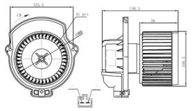 NRF 34297 - VENTILADOR HABITACULO TOYOTA IQ 1.0