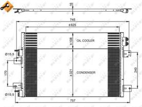 NRF 350031 - CONDENSADOR JEEP PATRIOT 2.4 07-625