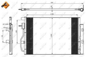 NRF 350044 - CONDENSADOR OPEL MOKKA 1.6 13-560X4