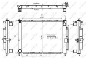 NRF 350068 - CONDENSADOR NISSAN MICRA 1.5D 03-50