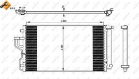 NRF 350078 - CONDENSADOR HYUNDAI IX35 2.0 10-655