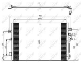 NRF 350087 - CONDENSADOR FIAT FREEMONT 2.0D 11-6