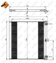 NRF 350203 - CONDENSADOR PORSCHE BOXSTER 2.7 12-