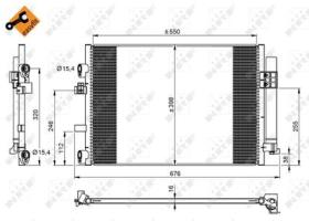 NRF 350209 - CONDENSADOR FORD C-MAX 1.6D 11-676X