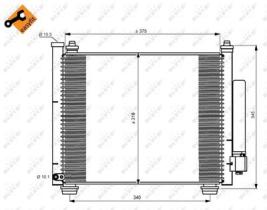 NRF 350216 - CONDENSADOR SUZUKI IGNIS 1.3D 04-37