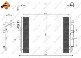 NRF 350217 - CONDENSADOR LAND ROVER DISCOVERY 2.