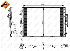 NRF 350218 - CONDENSADOR MERCEDES S-SERIES 3.0D