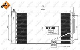 NRF 350219 - CONDENSADOR MERCEDES SLK-SERIES 1.8