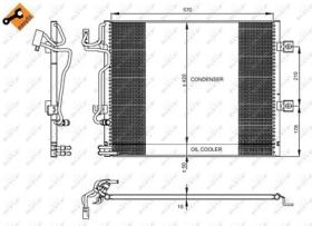 NRF 350223 - CONDENSADOR MERCEDES CL-SERIES 5.5