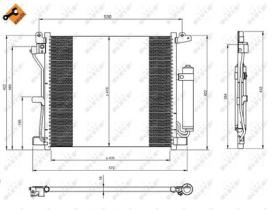 NRF 350226 - CONDENSADOR NISSAN JUKE 1.5D 10-435