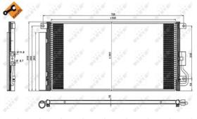 NRF 350227 - CONDENSADOR OPEL MOKKA 1.7D 13-640X