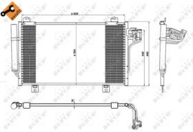 NRF 350229 - CONDENSADOR MAZDA 6 2.2D 13-628X364