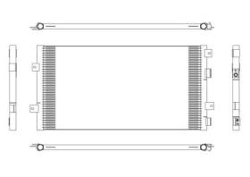 NRF 350313 - CONDENSADOR CHRYSLER 300M 3.5 99-0X