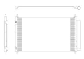 NRF 350321 - CONDENSADOR TOYOTA YARIS 1.5 11-0X0