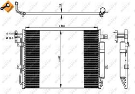 NRF 350330 - CONDENSADOR LAND ROVER DISCOVERY 3.