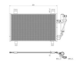 NRF 350361 - CONDENSADOR MAZDA 2 1.5 15-0X0X0