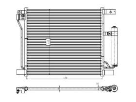 NRF 350422 - CONDENSADOR NISSAN JUKE 1.6 10-0X0X