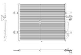 NRF 350444 - CONDENSADOR VW GOLF 13-0X0X0