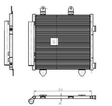 NRF 350445 - CONDENSADOR TOYOTA AYGO 1.0 14-0X0X