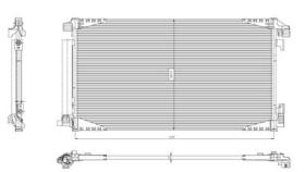 NRF 350455 - CONDENSADOR TOYOTA C-HR 1.2 17-0X0X