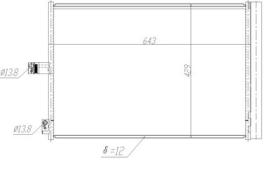 NRF 350457 - CONDENSADOR MERCEDES CLS-SERIES 3.0