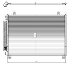 NRF 350461 - CONDENSADOR SUZUKI BALENO 1.2 16-0X