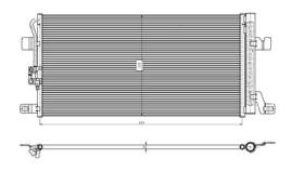 NRF 350463 - CONDENSADOR AUDI Q5 2.0D 17-0X0X0