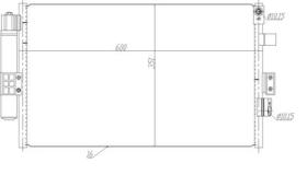 NRF 350464 - CONDENSADOR FORD FOCUS 1.0 11-0X0X0