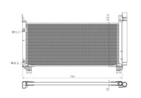 NRF 350466 - CONDENSADOR LEXUS RX 3.5 16-0X0X0