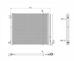 NRF 350469 - CONDENSADOR NISSAN MICRA 1.2 10-0X0