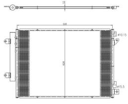 NRF 350472 - CONDENSADOR SUZUKI VITARA 1.4 15-0X