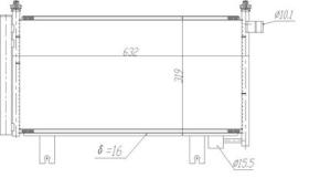 NRF 350473 - CONDENSADOR SUZUKI SX4 2.0D 06-0X0X