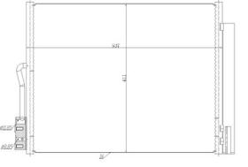 NRF 350478 - CONDENSADOR OPEL MERIVA 1.6D 10-0X0