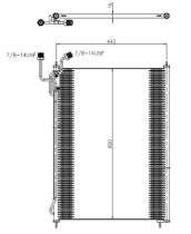 NRF 350503 - CONDENSADOR MERCEDES AXOR 02-0X0X0