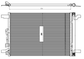 NRF 350509 - CONDENSADOR VW TIGUAN 2.0D 17-0X0X0