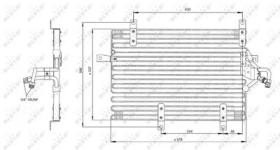 NRF 35052 - CONDENSADOR FIAT TIPO 1.9D 88-574X3